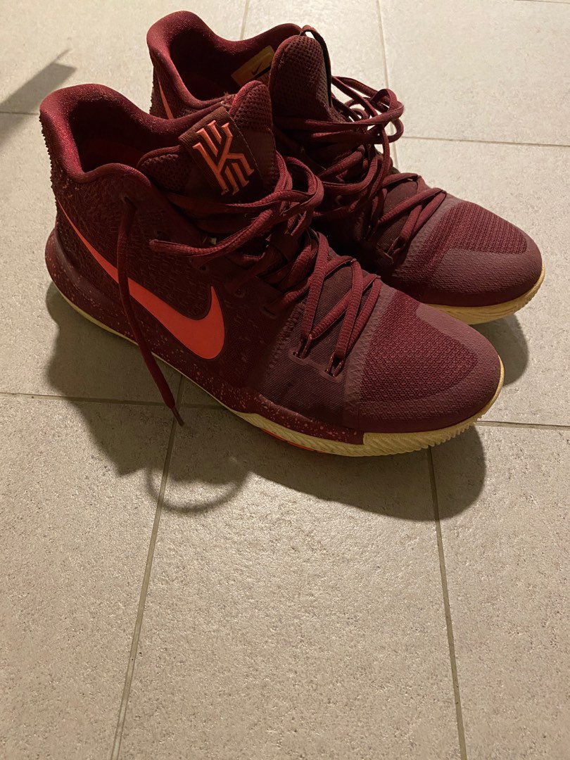 Nike Kyrie 3 Team Red Men s Fashion Footwear Sneakers on Carousell