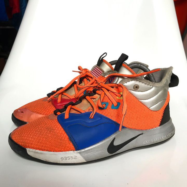 PG3 NASA Nike x Nasa Pg3 Nasa Nike PG Paul George 3 NASA GS Orange