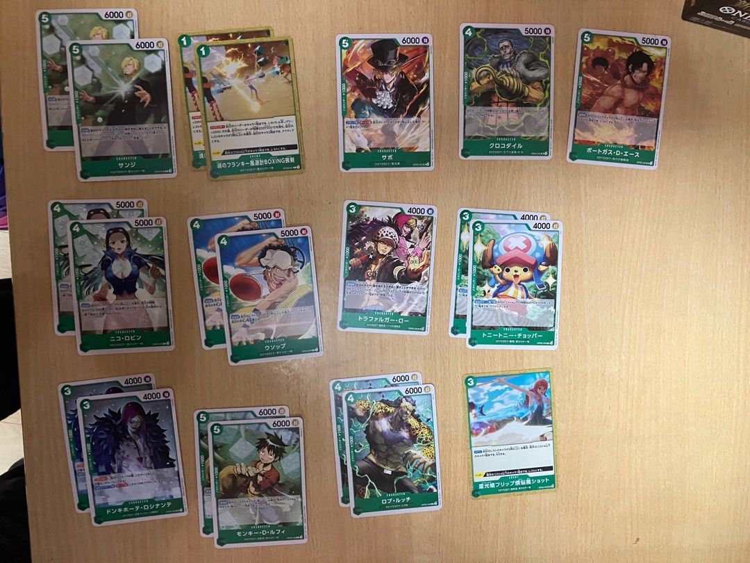 One piece 海賊王遊戲卡op9, 興趣及遊戲, 玩具& 遊戲類- Carousell