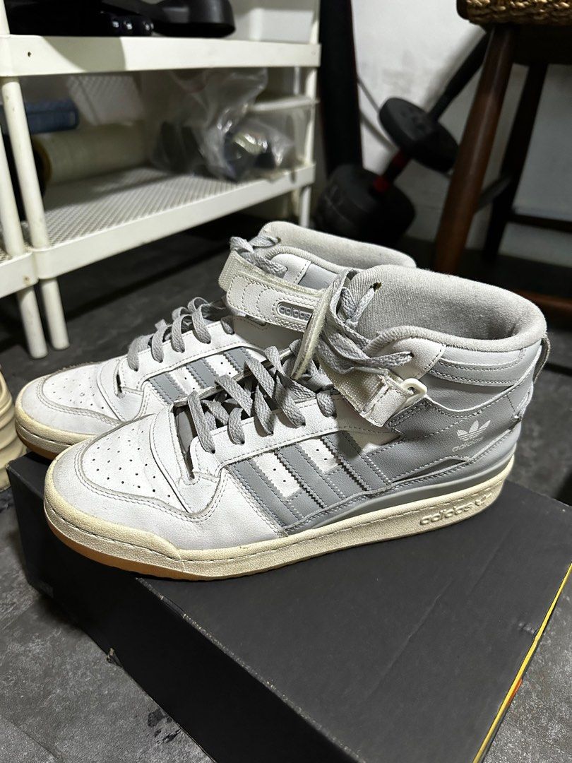 Original Adidas Mid Forum Grey Men s Fashion Footwear Sneakers on Carousell
