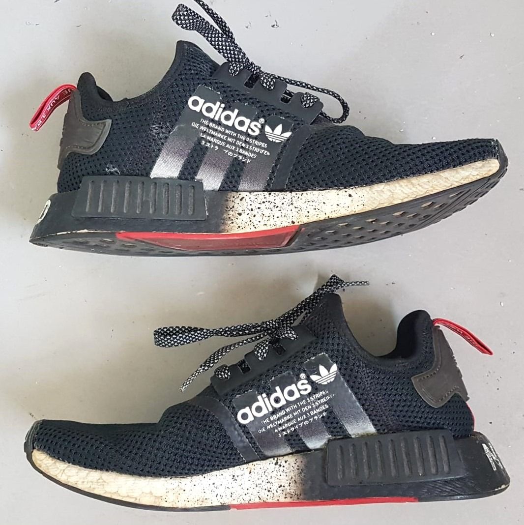 Sneaker Nmd R1 Japan Black Red Original Adidas NMD R1