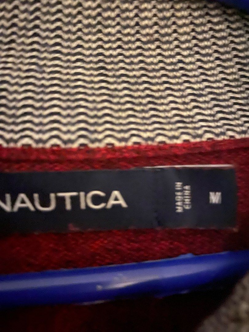 Original Nautica Sweater Red Medium (Category: Coats, Jackets and Outerwear) located in Taguig. Submitted by declutterprince2 (Listing ID 1334094073, Image 2). Description: Original Nautica Sweater Red Medium No flaws Used only once .