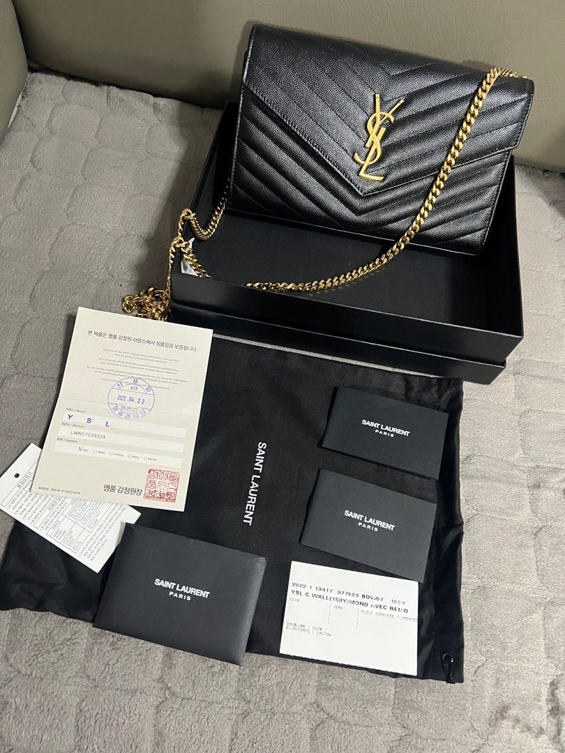 Original ysl woc (Category: Luxury Bags & Wallets) located in Santa Rosa. Submitted by khenjho09249026 (Listing ID 1334177276, Image 1). Description: GUARANTEED ORIGINAL MONEY BACK IF PROVEN FAKE COMPLETE INCLUSIONS .