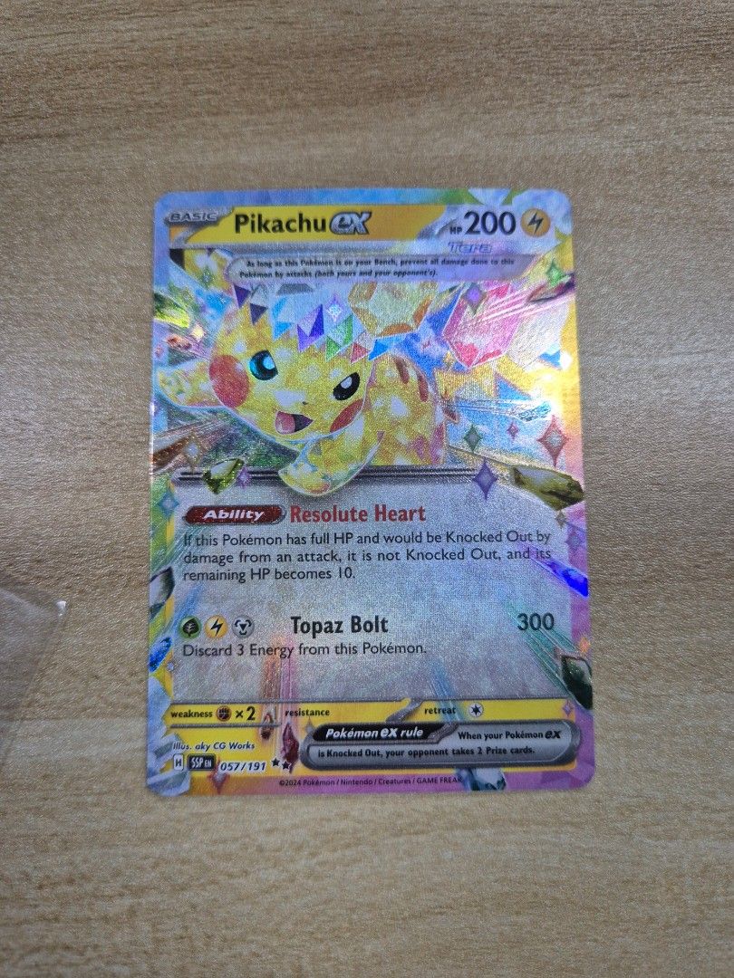Pokemon TCG SV08 Surging Sparks Pikachu Ex, Hobbies & Toys, Toys & Games on Carousell Pokemon TCG SV08 Surging Sparks Pikachu Ex, Hobbies & Toys, Toys & Games on Carousell