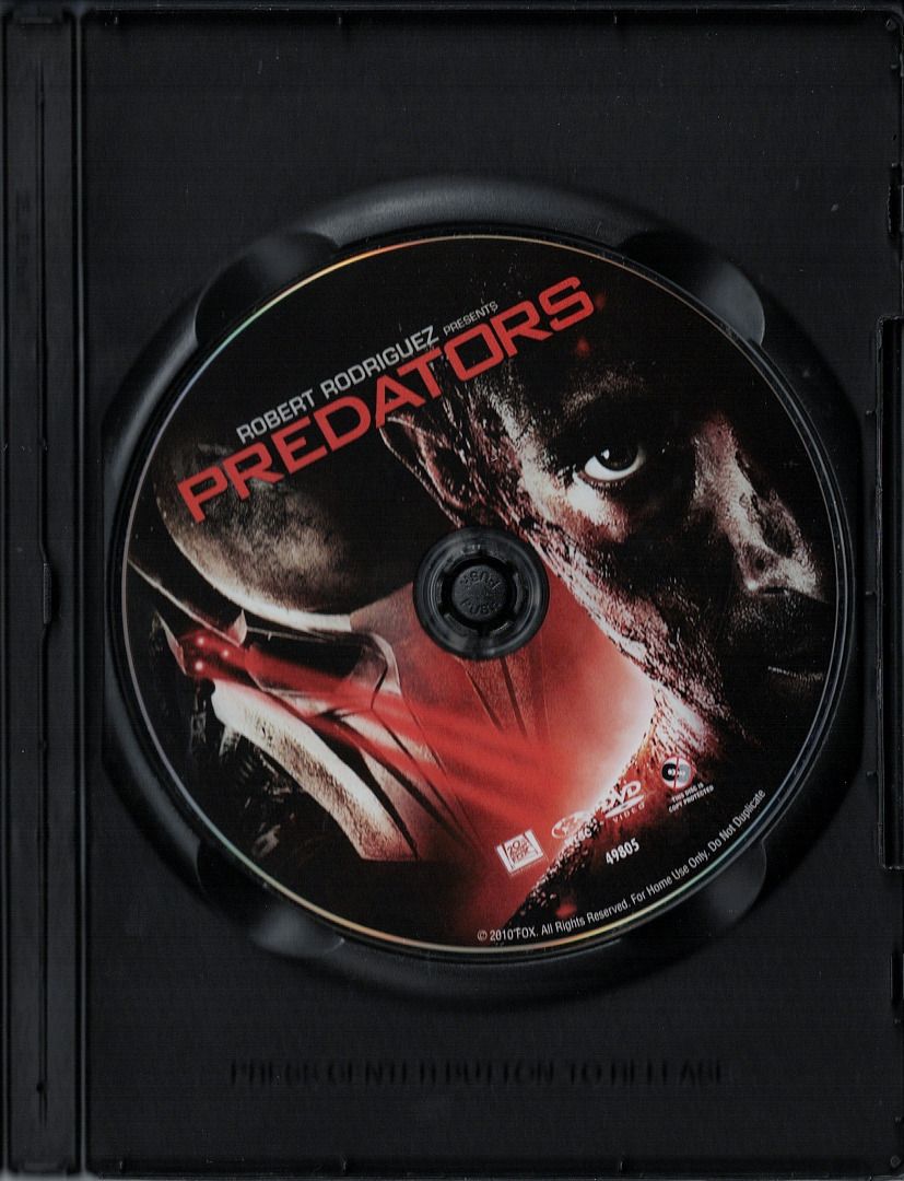 Predators ***original dvd***, Hobbies & Toys, Music & Media, CDs & DVDs ...