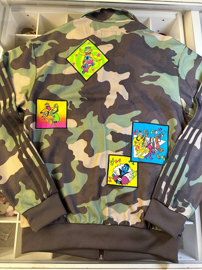 Preloved Authentic Adidas X Jeremy Scott Camo Jacket Size M, Men's