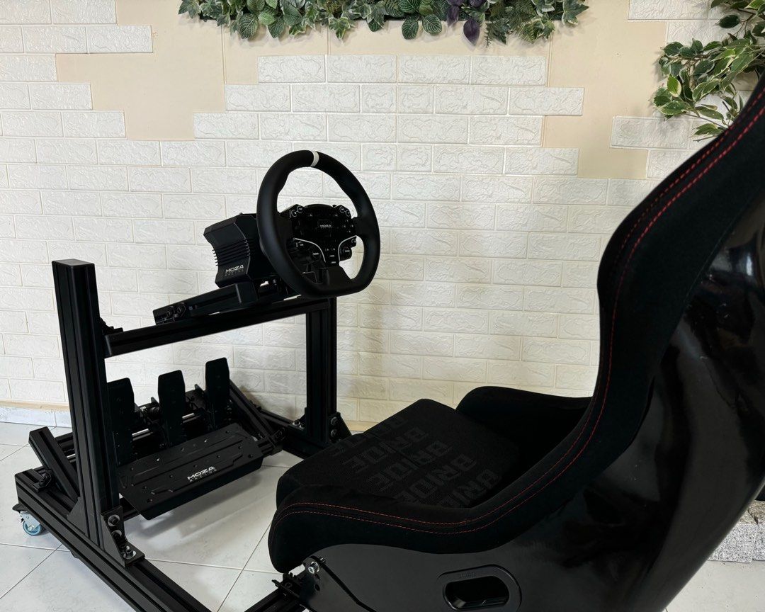 Racing Simulator Sim Rig Lite Customisable 4080 Aluminium for Moza ...