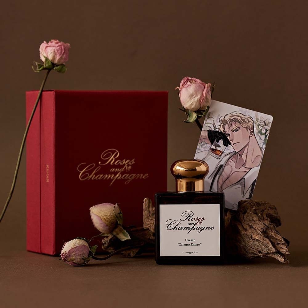 Roses and champagne perfume set BL lezhin Bomtoon, Beauty & Personal