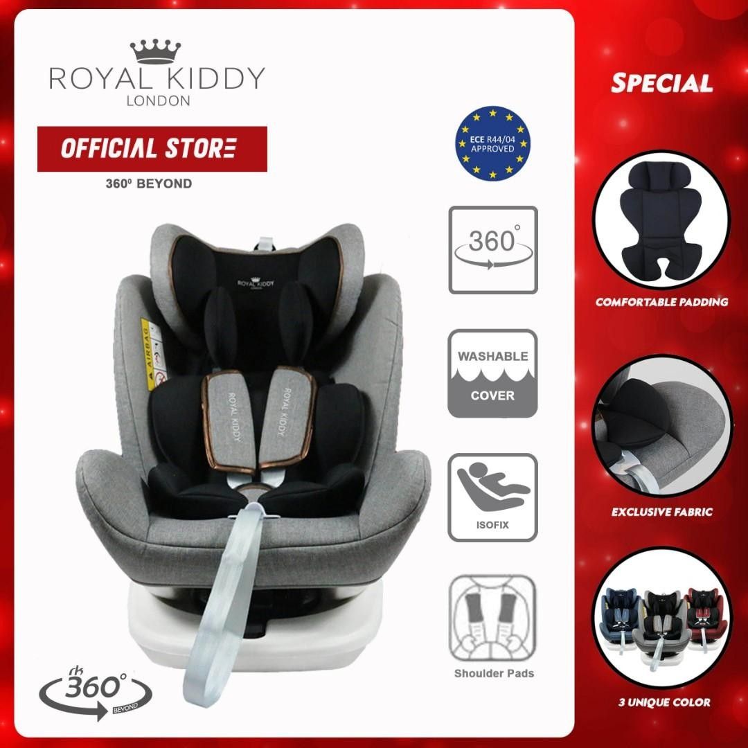 Royal kiddy car seat installation top