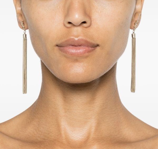 STEAL BN Saint Laurent Lou Lou tassel earrings Gold Women s Fashion Jewelry Organisers Earrings on Carousell