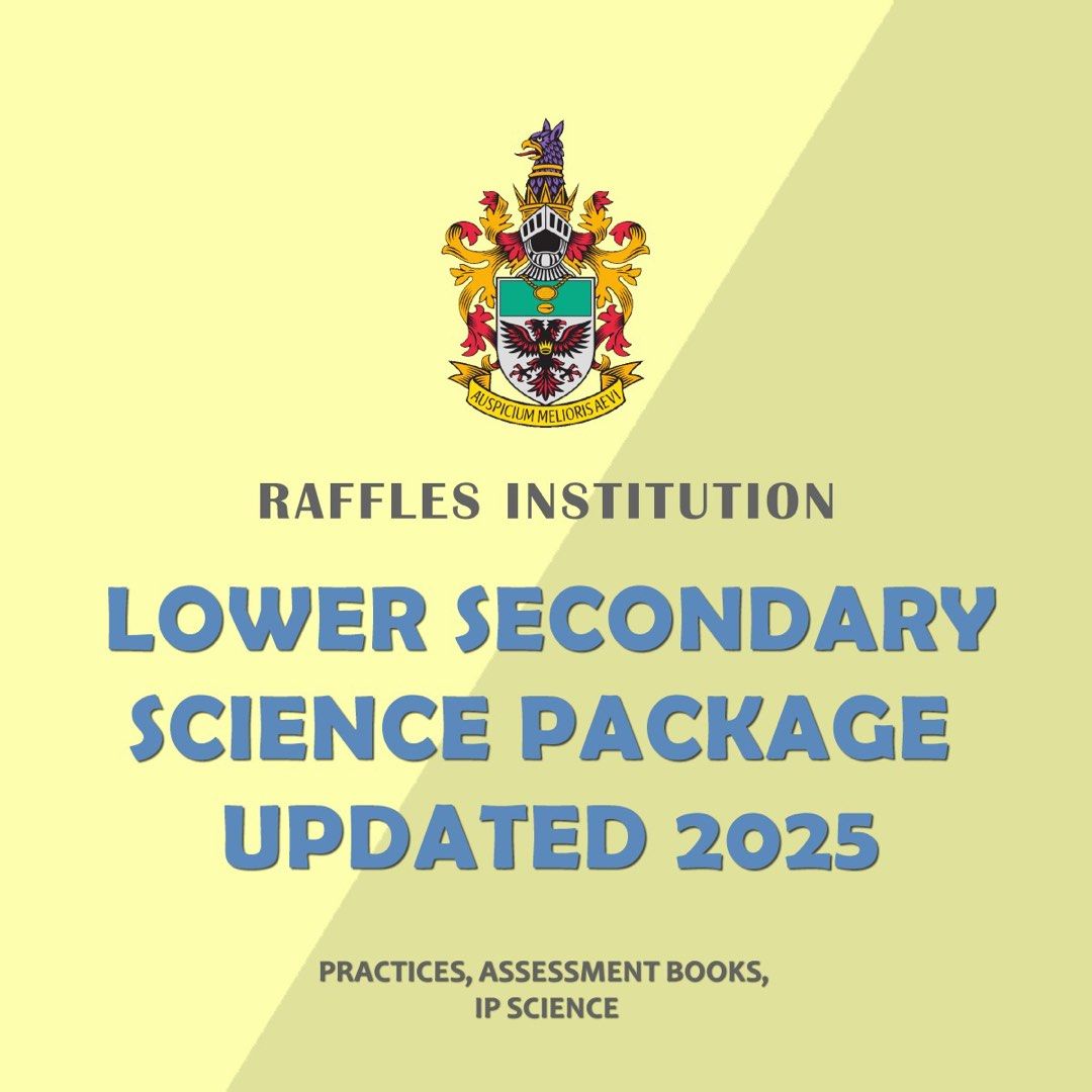 SCIENCE | TOP RAFFLES STUDENT Lower Secondary Sec 1 & Sec 2 SCIENCE Notes, Lower Secondary Chemistry Biology Physics (Practices, Assessment Books, IP Science) Secondary 1 Secondary 2 Science Sec 1 Sec 2 (Category: Assessment Books) located in Singapore. Submitted by biscuitnotes (Listing ID 1275150266, Image 1). Description: LOWER SECONDARY SCIENCE NOTES CREATED BY TOP STUDENT FROM RAFFLES! ❗️WHY BUY FROM ME? To parents: Sometimes you may feel th