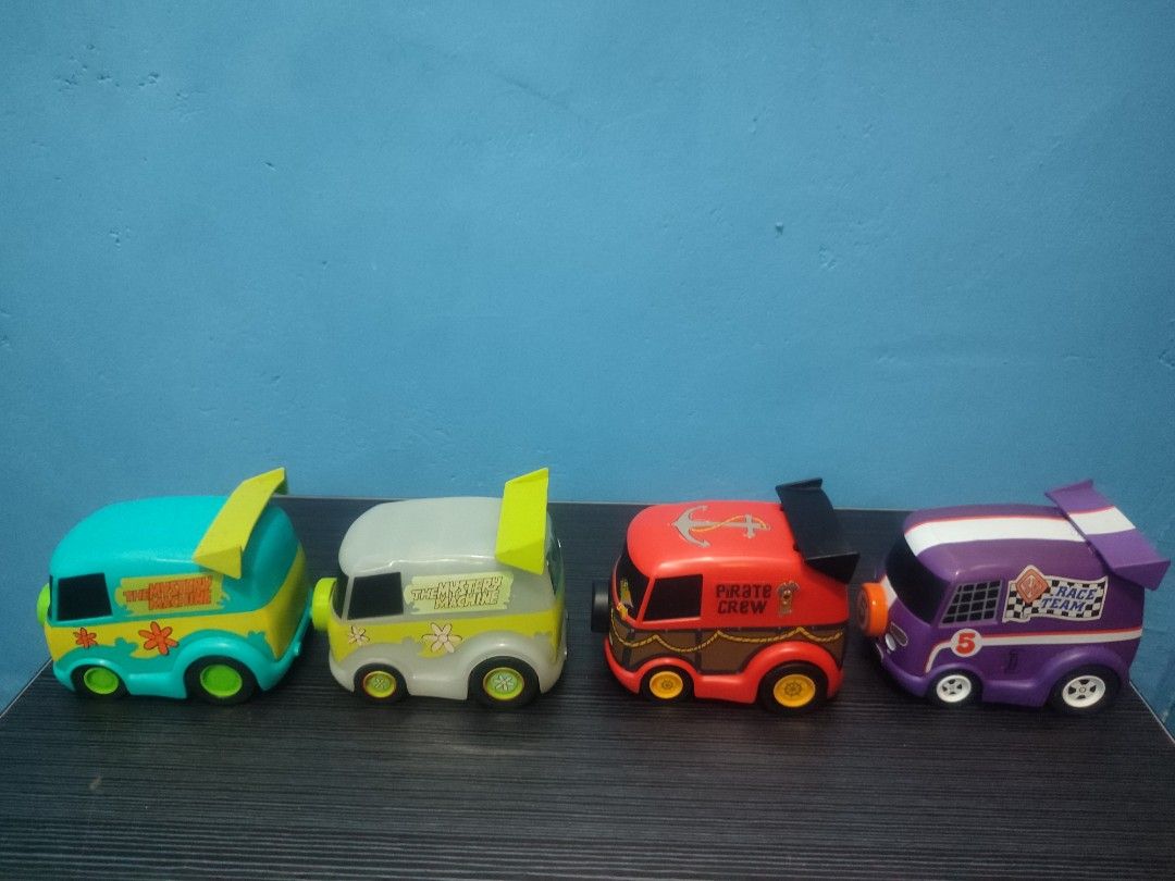 Scooby Doo Mystery Machine Mini Van (Category: Vehicle & Diecast Models) located in Batangas. Submitted by tepitoys (Listing ID 1334015857, Image 3). Description: or 150 each preloved working pullback as is wysiwyg mop gc@sh mod jnt.