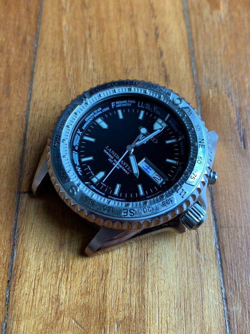 Seiko 1st Gen AGS Landmaster Full Set (Serviced by Seiko July 2024), Men's  Fashion, Watches & Accessories, Watches on Carousell