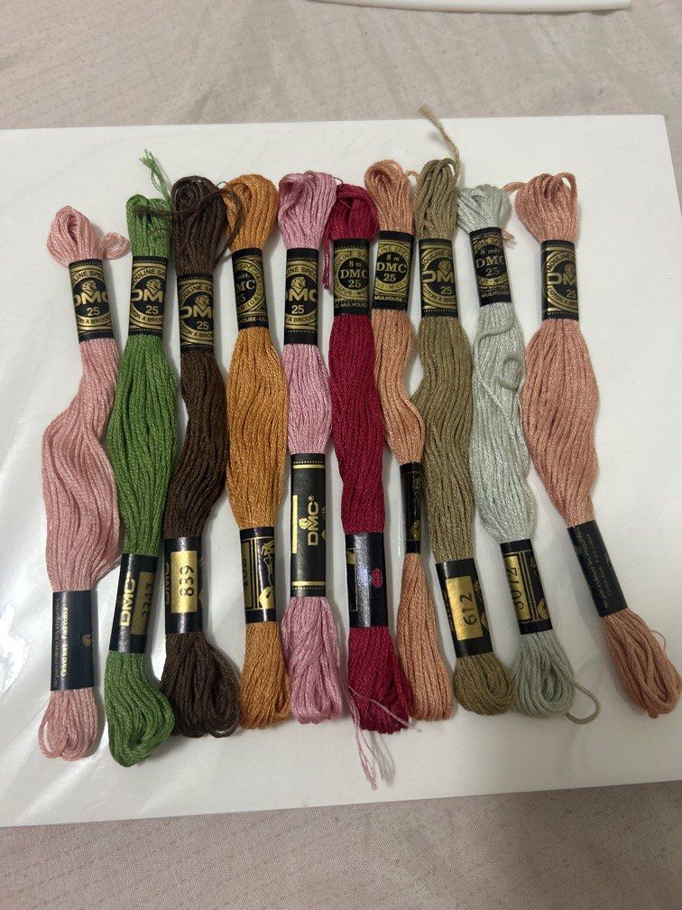 (Set 21) DMC Cotton Threads 8m Cross Stitch Embroidery (Category: Craft Supplies & Tools) located in Makati City. Submitted by luizamtups (Listing ID 1334131615, Image 1). Description: .