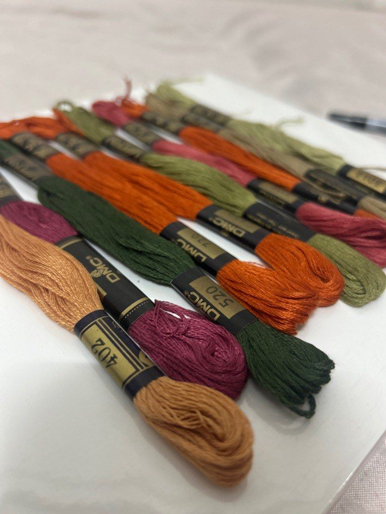 (Set 23) DMC Cotton Threads 8m Cross Stitch Embroidery (Category: Craft Supplies & Tools) located in Makati City. Submitted by luizamtups (Listing ID 1334132375, Image 2). Description: .