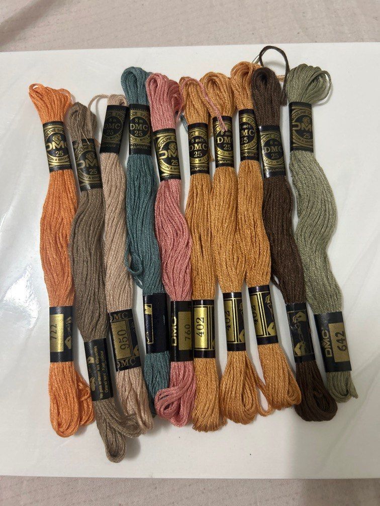 (Set 26) DMC Cotton Threads 8m Cross Stitch Embroidery (Category: Craft Supplies & Tools) located in Makati City. Submitted by luizamtups (Listing ID 1334133554, Image 1). Description: .