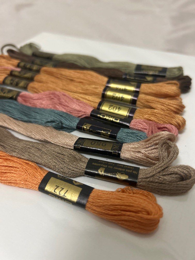 (Set 26) DMC Cotton Threads 8m Cross Stitch Embroidery (Category: Craft Supplies & Tools) located in Makati City. Submitted by luizamtups (Listing ID 1334133554, Image 2). Description: .