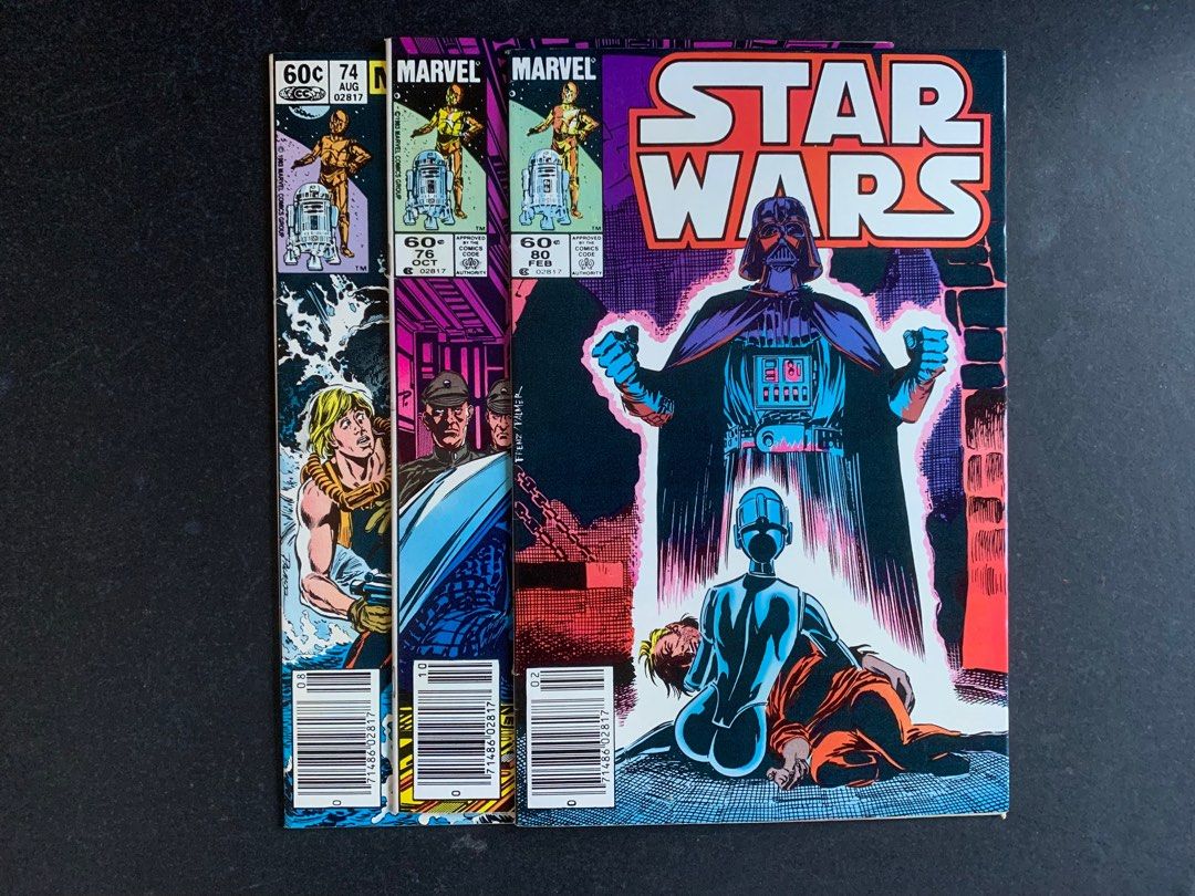 Star Wars Marvel Vintage Darth Vader Comics 1983 (Category: Comics & Manga) located in Bacoor. Submitted by kennertoysatbp (Listing ID 1334031775, Image 3). Description: Star Wars Marvel Vintage Comics 1983 Darth Vader #’s 74 , 76 and 80 P 3,200 Fixed Free del w/in NCR via Lalamove. MOP : GCash Crossposted. AP, WYSIWYG. NRNE..