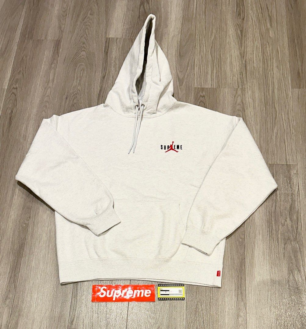 Supreme Jordan Hooded Sweatshirt 灰 XL Supreme Jordan Hooded Sweatshirt 灰 XL