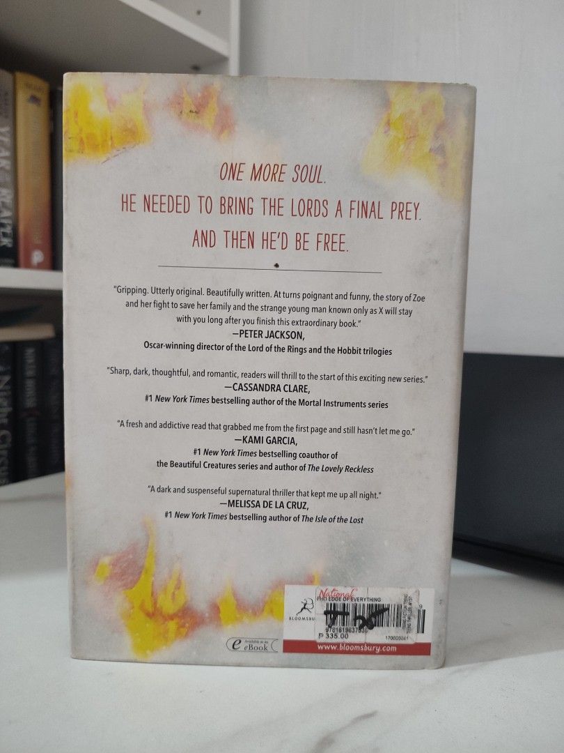 The Edge of Everything - HB (Category: Storybooks) located in Pasig City. Submitted by Halinkaaaa (Listing ID 1334034246, Image 3). Description: Decluttering🍀 For courier delivery around Manila only. If outside Metro, kindly book for your own shipping..
