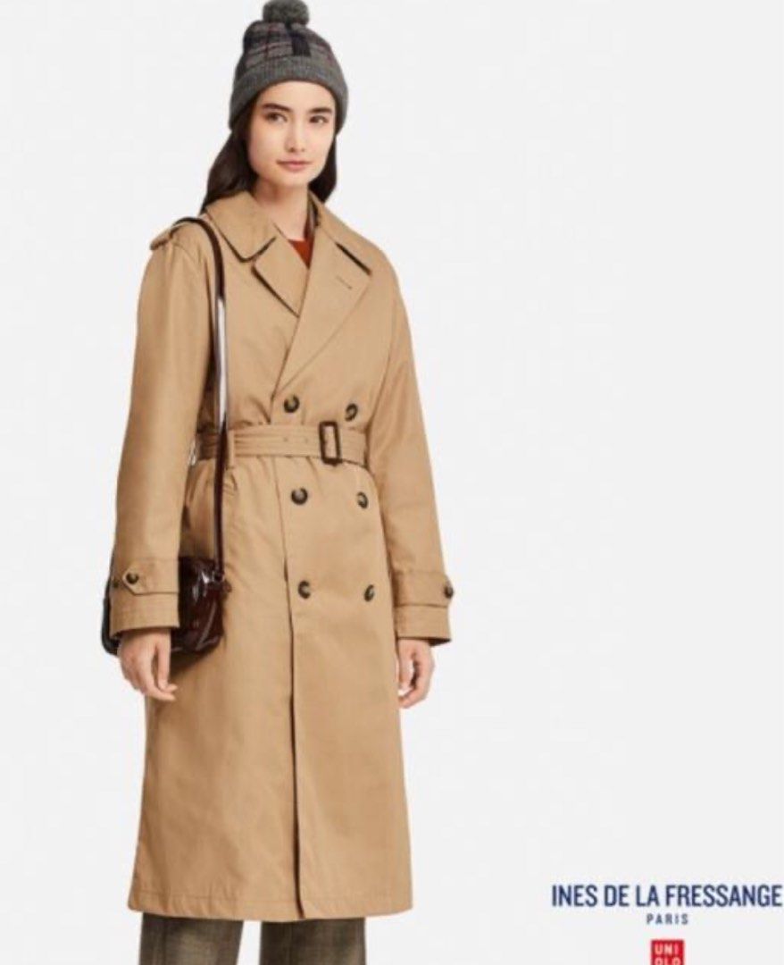 Uniqlo ines de la fressange trench coat sale