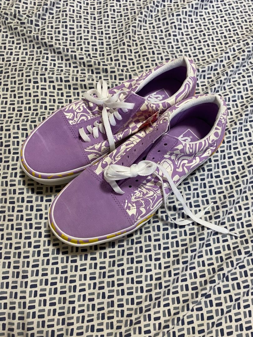 Vans Old Skool Stacked Wavy Daze Lilac Platform Sneakers (Category: Sneakers) located in Paranaque City. Submitted by kerropimarch (Listing ID 1334077655, Image 2). Description: Brand New, Bought in the US ❗️No Box, With Tag❗️ Size: US Men’s 8/US Women’s 9.5 Price slightly negotiable .