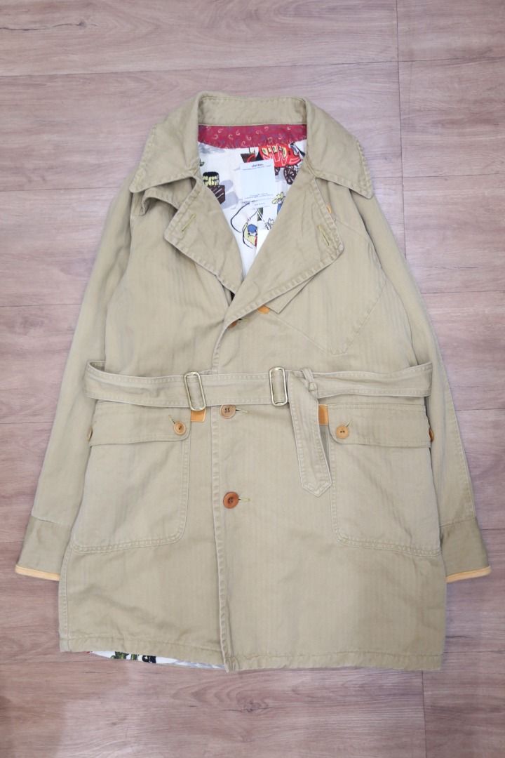 Visvim - F/W 14 - Hendee Trench Herringbone Coat, Men
