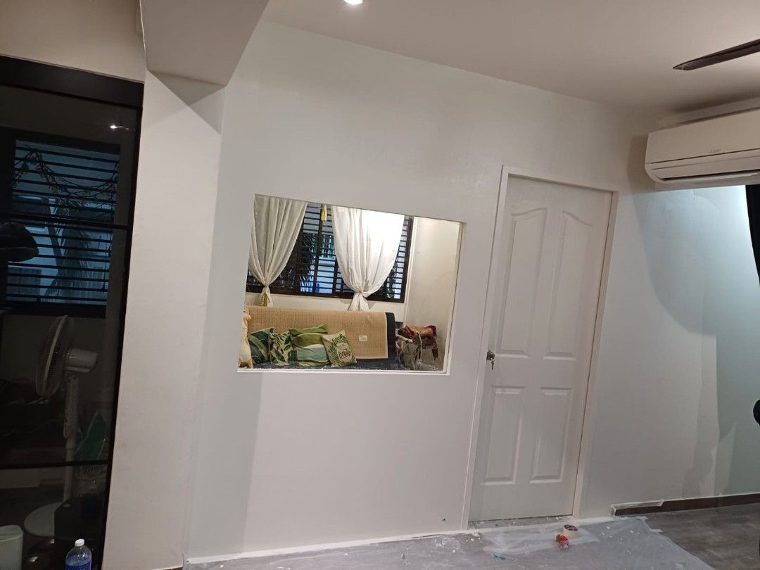 We are doing partition wall nhouse painting electric work vinyl floor628530679875861113