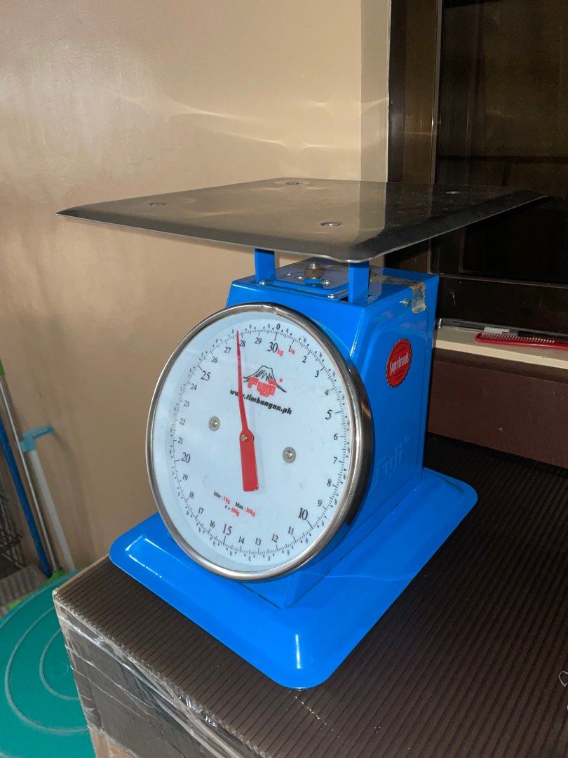 Weighing Scale, Timbangan 30kg (Category: Cookware & Accessories) located in Manila. Submitted by dorkshadow (Listing ID 1334173869, Image 1). Description: Weighing Scale, Timbangan 30kg Pick up or Lalamove within the area Location: BF Parañaque City.