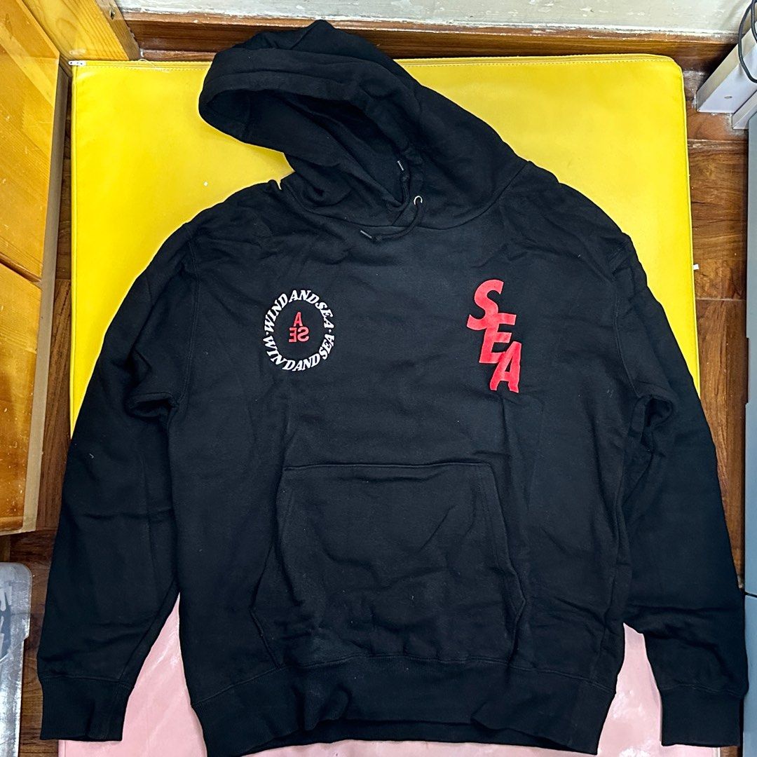 -Y&S- WDS CUSTOM HOODIE / BLACK 尺碼L（YOU AND SEA 自選顏色獨一無二)