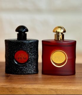 《 🈹 福利價 Yves Saint Laurent BLACK OPIUM/OPIUM Yves Saint Laurent BLACK OPIUM Eau de Parfum 7.5ml  聖羅蘭黑雅片與雅片香水 Made in France 》64196702947459110