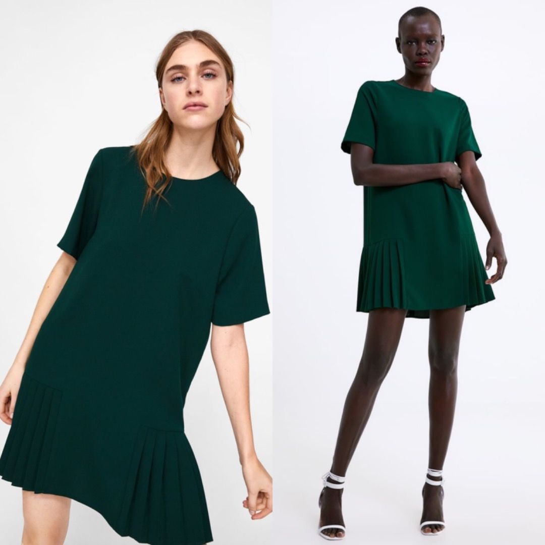 green emerald velvet dress ZARA Long One Sleeve Cocktail Dress Dark Olive Size Medium NWT – Style  Exchange Boutique PGH