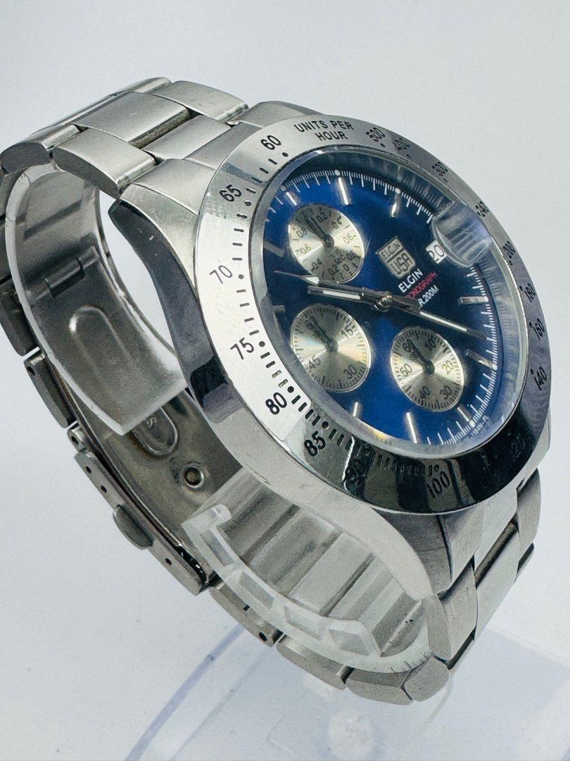241825c Elgin Men s Quartz Chronograph Watch Ref FK 1184N FL Men s Fashion Watches Accessories Watches on Carousell