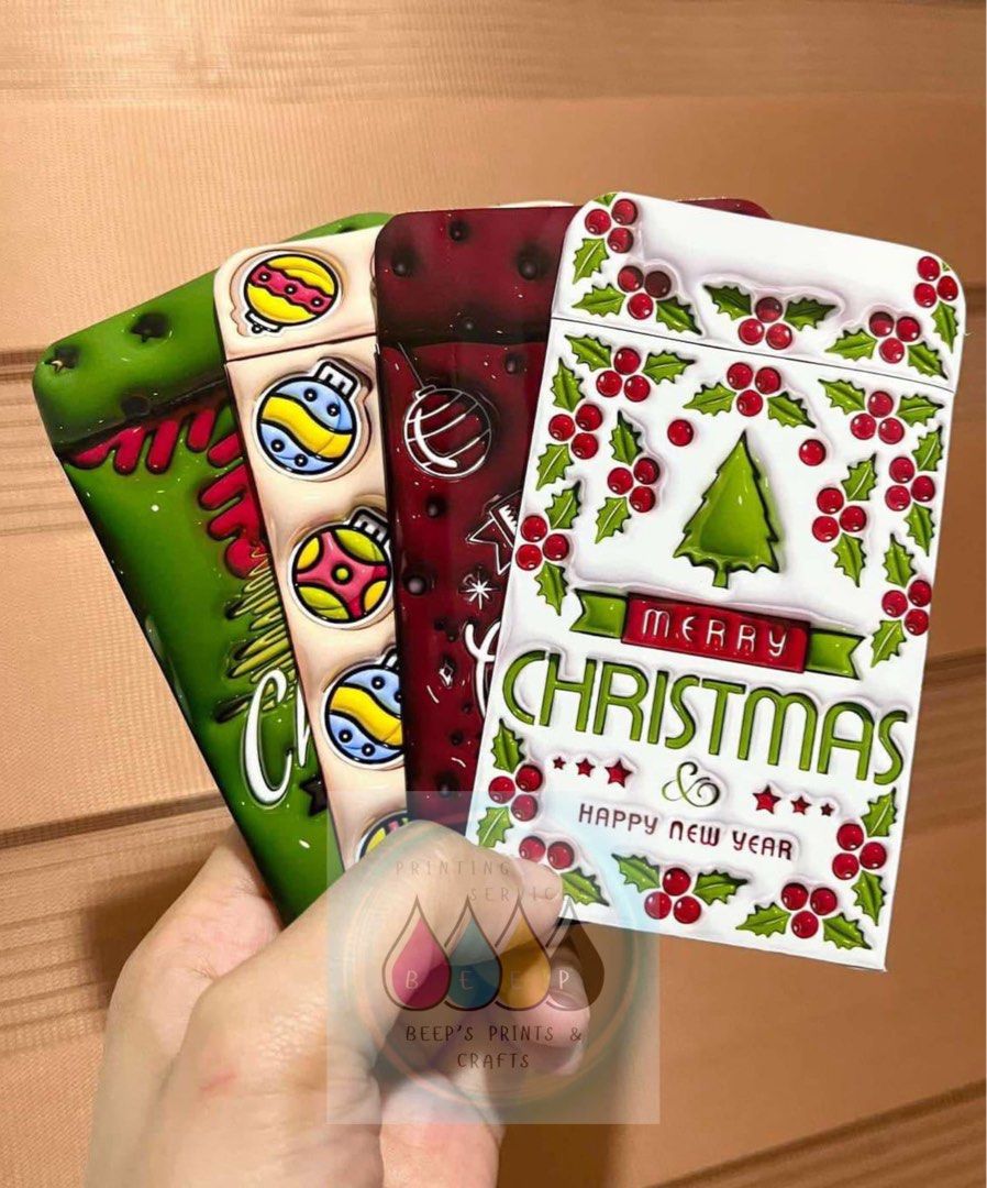 3D Christmas envelope angpao pamasko aguinaldo, Hobbies & Toys ...