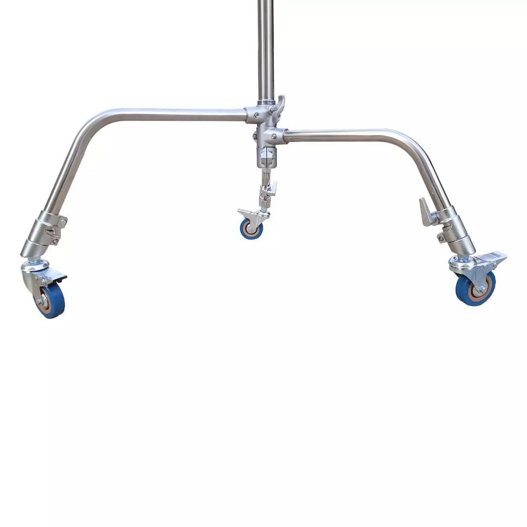 3Pack C-Stand Swivel Casters Wheels Set Heavy Duty Photography Studio Tripod62863835436931111