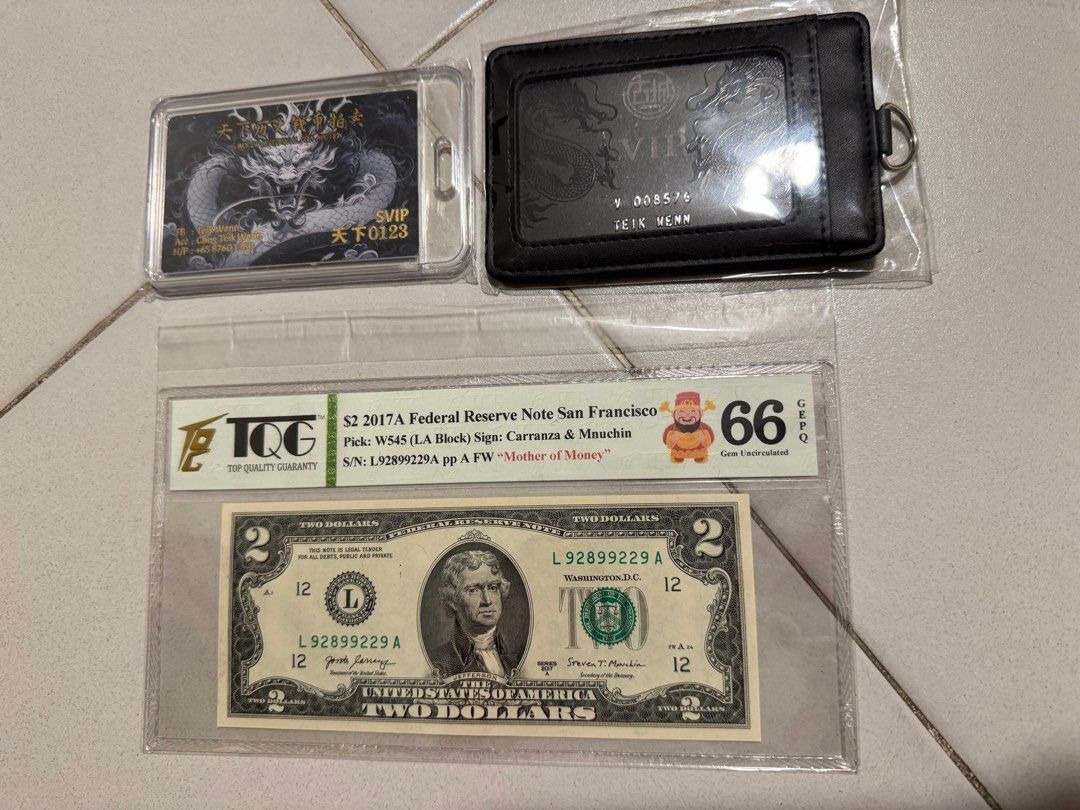 超级稀少美金💸超级母钱(非常美号+母钱), Hobbies & Toys, Memorabilia & Collectibles, Currency  on Carousell