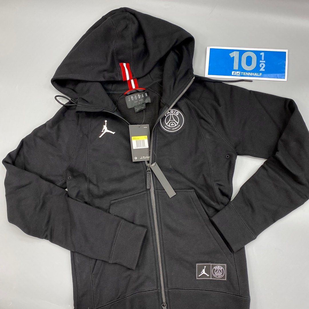 Jordan PSG Zip up Hoodie Paris Saint Germain Jacket aj air Carousell