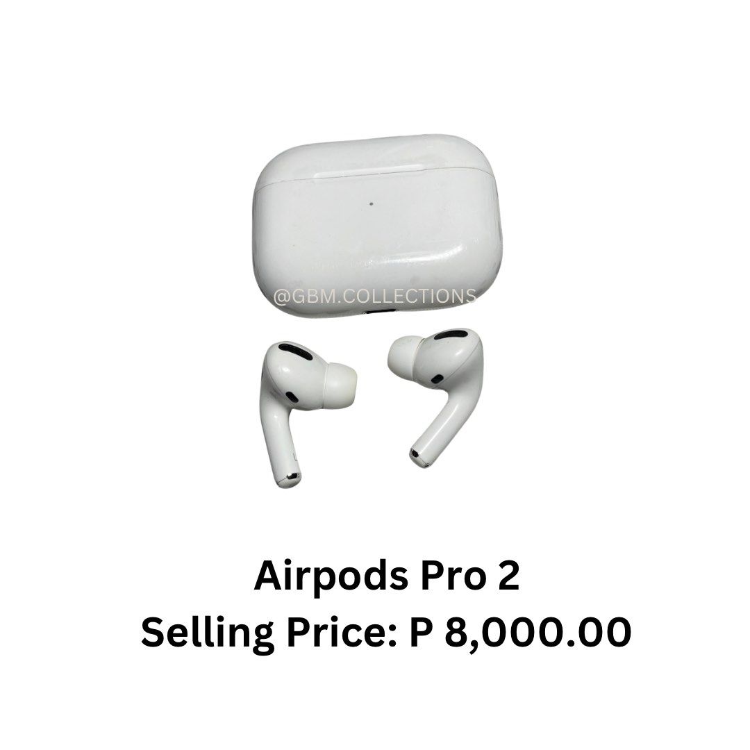 Airpods pro 2 (Category: Headphones & Headsets) located in Manila. Submitted by gbm.collections (Listing ID 1337365168, Image 1). Description: .