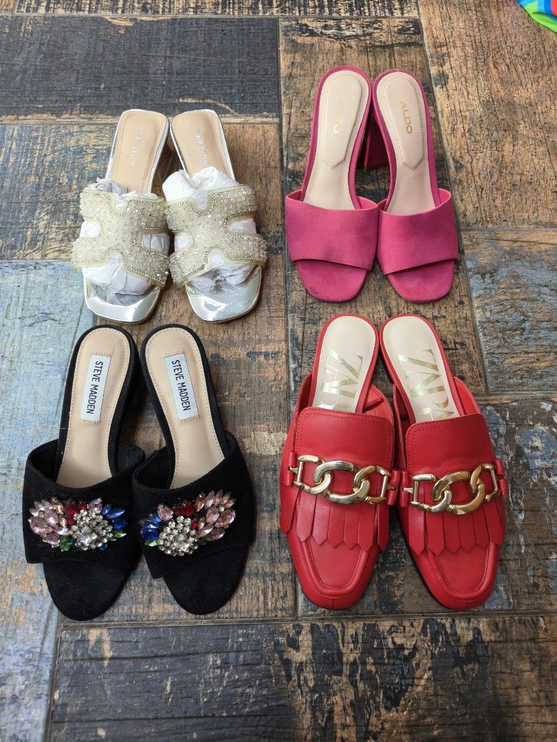 Aldo Steve Madden Zara Pretty Fit Ladies Slip on Slides Shoes Women s Fashion Footwear Flipflops and Slides on Carousell