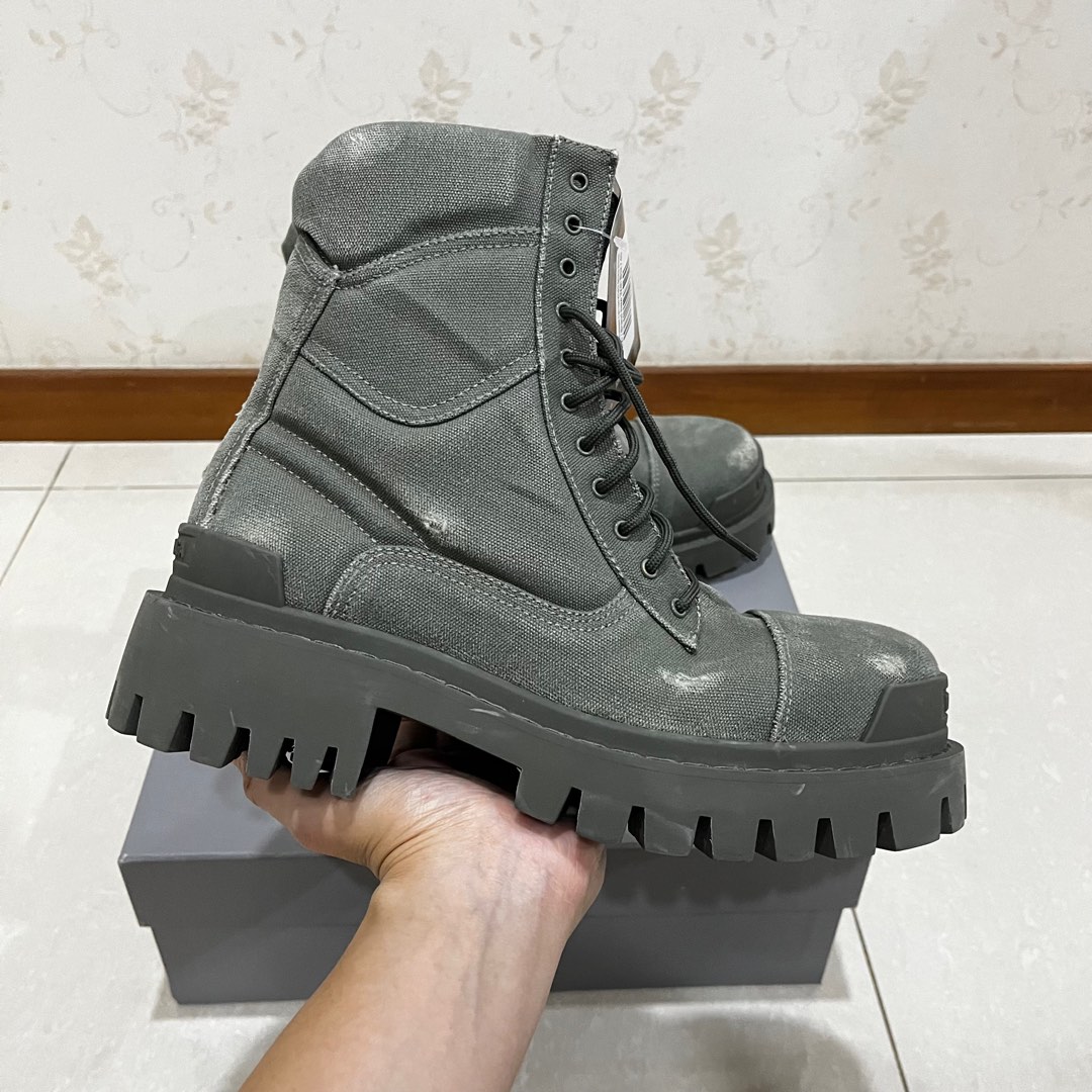 BALENCIAGA STRIKE BOOTIE AGED used加工（BALENCIAGA]STRIKE BOOTIE 