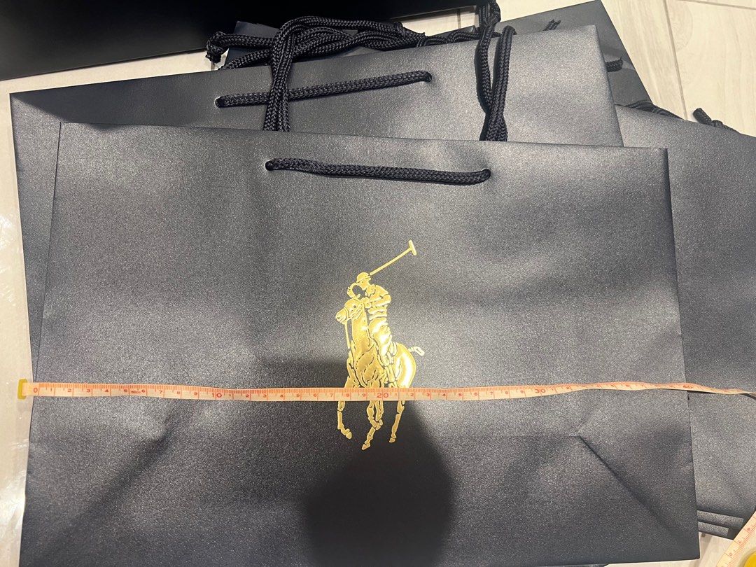 💯authentic Ralph Lauren paper bag (Category: Luxury Accessories) located in Quezon City. Submitted by outlet18 (Listing ID 1337246757, Image 3). Description: 10 pcs available 750 each.
