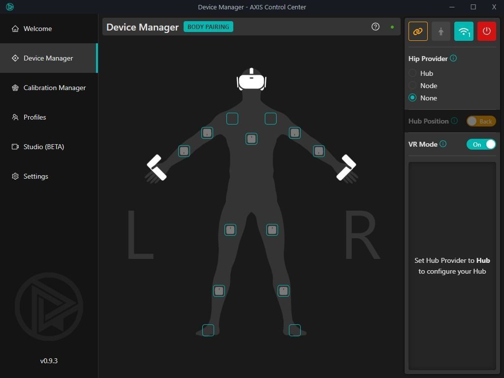 AXIS Mocap Standard Package for Full Body Tracking for VRChat and games ...