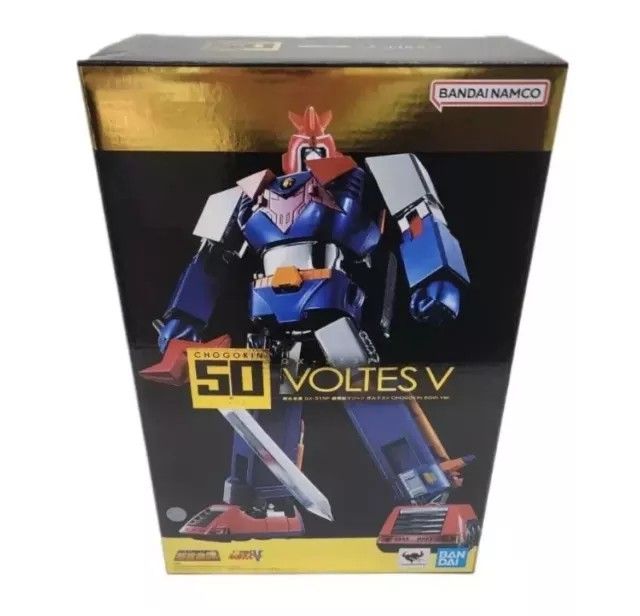 Voltes V GX31SP 50th Anniversary Bandai SoC (Category: Figurines & Statues) located in Manila. Submitted by dorkystuff (Listing ID 1337320483, Image 1). Description: Brand new and sealed Soul of Chogokin Voltes V GX31SP 50th Anniversary Edition pickup manila area shipping can be arranged.