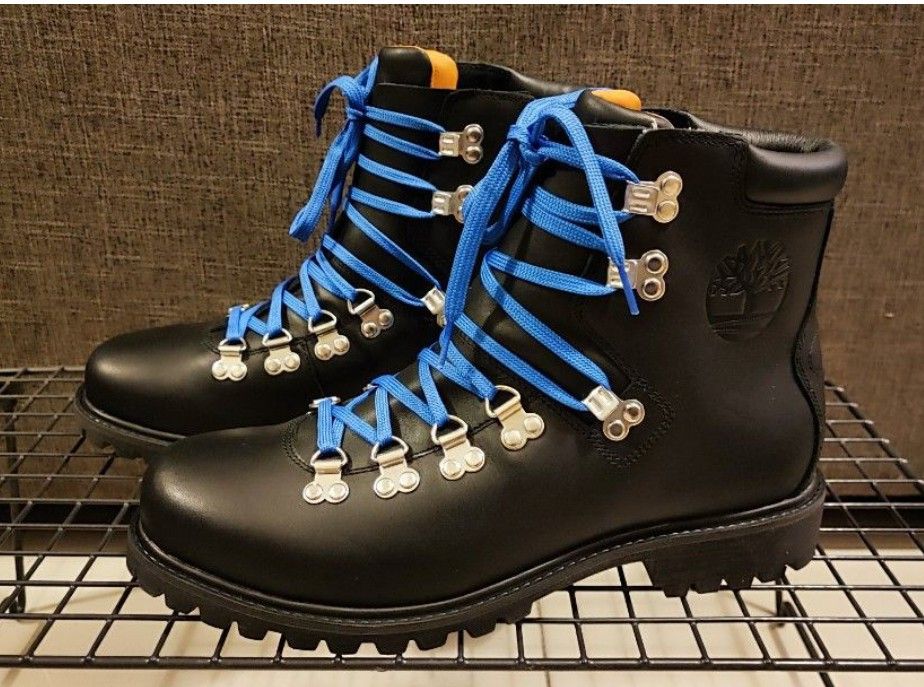 RARE BRAND NEW IN BOX Timberland 1978 Hiker Black Leather Boots UK9.5 EU44 US10 28cm Original Authentic Retail Price RM1 209 Welcome to COD Men s Fashion Footwear Boots on Carousell