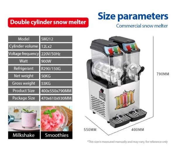 COMMERCIAL SLUSH MACHINE MACHINE!!! (Category: Construction Tools & Equipment) located in Lucena. Submitted by cadshalinealmanza (Listing ID 1337315690, Image 3). Description: VARIATIONS: EP-SM212 (DOUBLE CYLINDER) PHP 47,990 EP-SM312 (THREE CYLINDER) PHP 63,990 SALE! SALE! SALE! 😍😱 NEW ARRIVAL ✅WE ARE LEGIT SELLER!! ✅COMMERCIAL/HEAVY DUTY ✅HOUSEHOLD ✅ALL BRANDNEW!!! 3 MONTHS WARRANTY!! BRAND NEW FOR SALE!! 📩DM ME FOR MORE DETAILS OR YOU CAN V