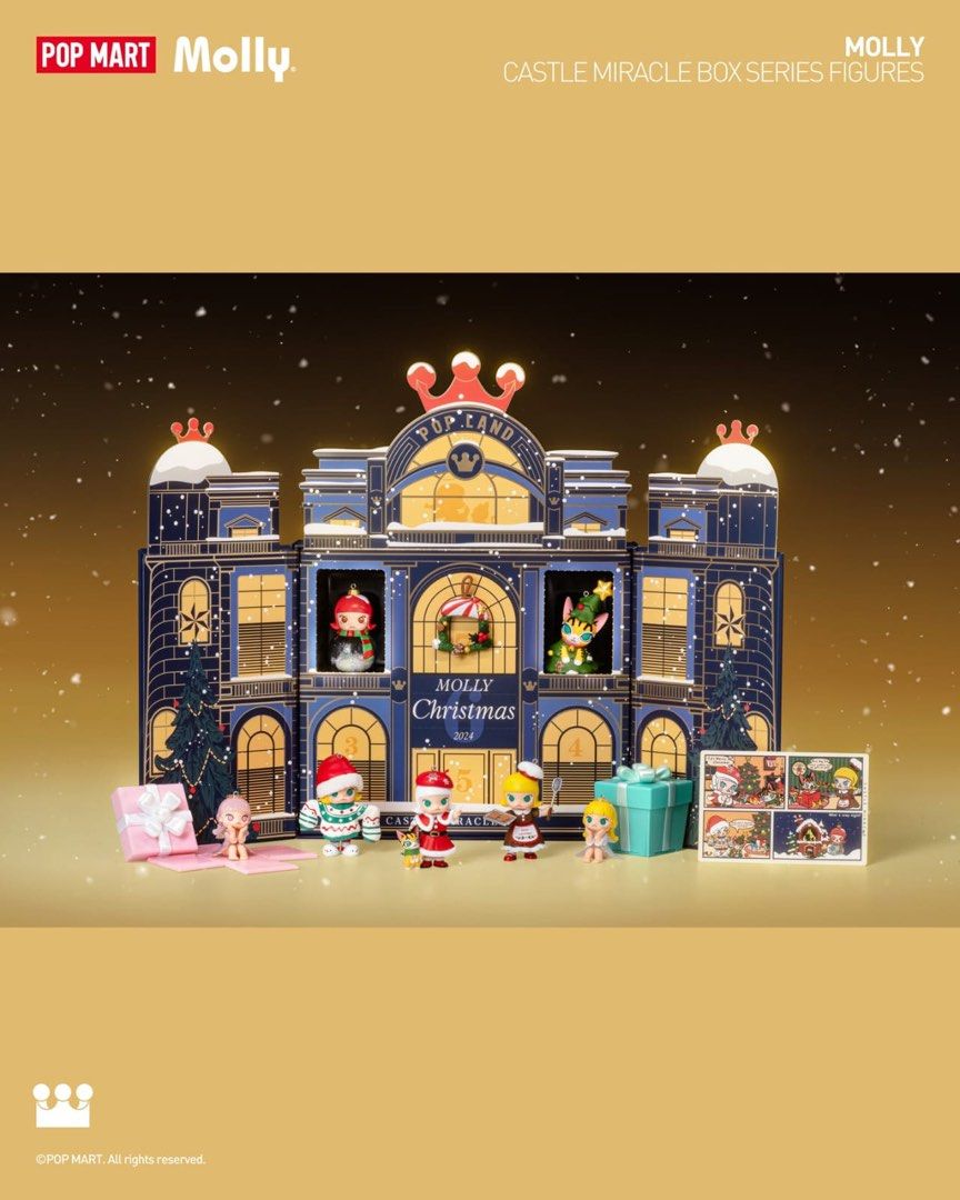 Contains secret version) POP MART Molly Christmas Box 2024