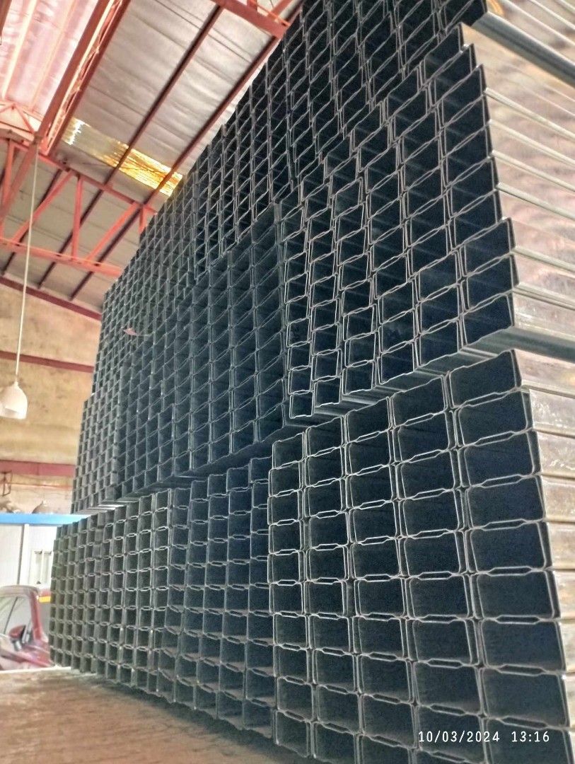 C-PURLINS REKTA PLANTA (Category: Construction & Building Materials) located in Valenzuela. Submitted by elizabeth.nietes (Listing ID 1337239155, Image 1). Description: SALE ‼️ SALE ‼️ 💯 C-PURLINS / PARLINA REKTA TAYO SA PAGAWAAN PRICE STARTS @ 590/PC 🤙 TARA USAP TAYO SABAY DEAL FOR ORDERS OR INQUIRY CALL / PM/ VI..BER : 0927 342 8400 OR DIRECT MESSAGE ME 🥰 #construction #constructionmaterialsupplier.