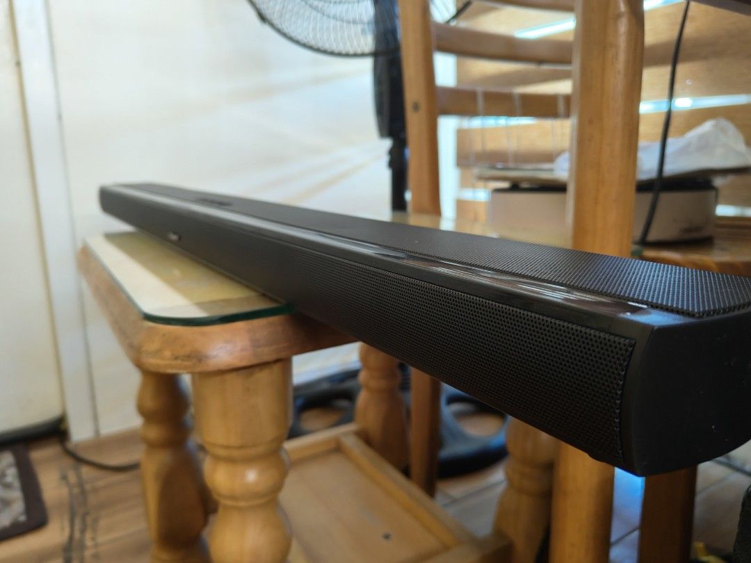 Devant SB-50 2.0 CH Soundbar (Category: Soundbars, Speakers & Amplifiers) located in Quezon City. Submitted by aurora.co.ph (Listing ID 1337274033, Image 3). Description: FOR SALE: Devant SB-50 2.0 CH Soundbar Won in a Christmas Party Raffle last year. RFS: Decluttering. Tinest lang and displayed in our living room, di na nagamit. Meet up or Lalamove from Biñan, Laguna (Pwede din sa Makati, need to arrange schedule lang) Mode of Payment: In perso