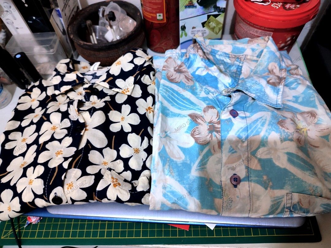 Floral Polo Shirts (Category: Sets & Coordinates) located in Dipolog. Submitted by mikkoatill43159 (Listing ID 1337341674, Image 1). Description: navy blue: 22.5x28 sky blue: 22.5x29 fits Large - XL P500 each only.