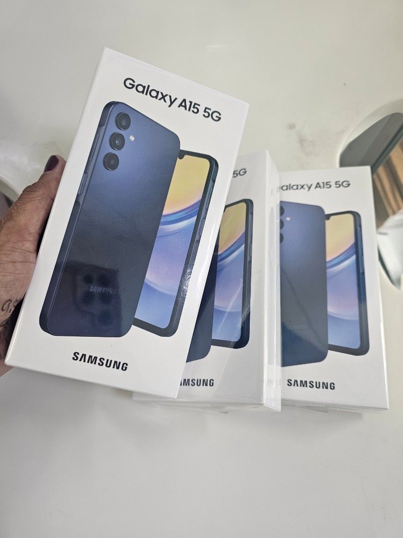 Galaxy A15 5g 128gb 4g ram (Category: Samsung) located in San Juan City. Submitted by AshleyandLynGeneralmerchandise (Listing ID 1337347943, Image 1). Description: Fb Page: Ashley & Lyn Mode of Payment: Cash Bank Transfer GCash & Paymaya Installment: Credit Card Ggives Home Credit Cash on Delivery Shipping Meet Up Trade In You can visit our Physical store in Stall number Y-07 Aquarium Greenhills Mall LOOK: Jenny.
